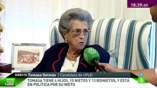 Tomasa Delmás, candidata UPyD Tomasa Delmás, candidata UPyD