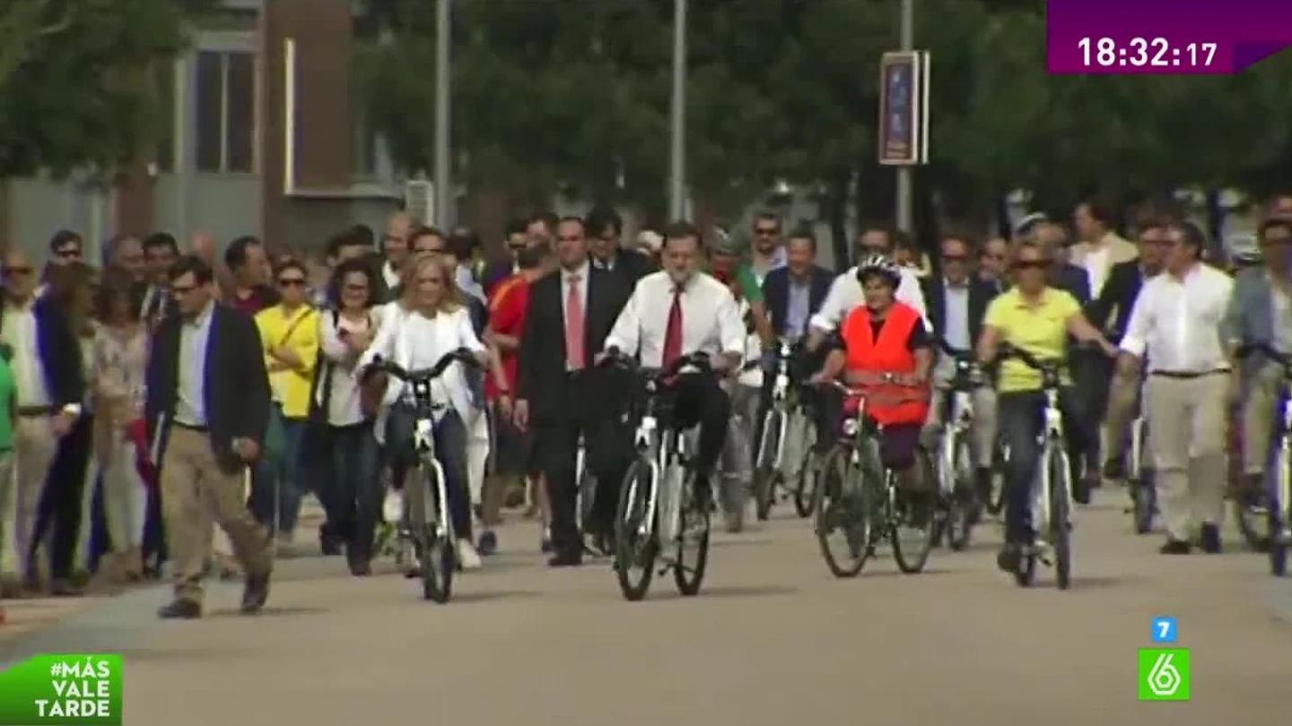 Rajoy, Aguirre y Cifuentes, en spinning electoral Rajoy, Aguirre y Cifuentes, en spinning electoral