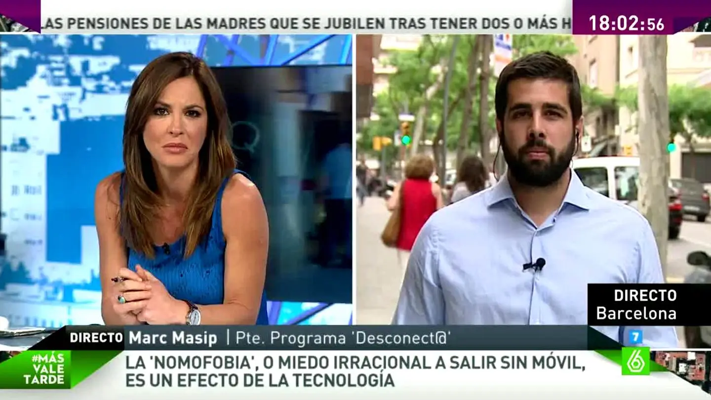 Marc Masip: "Tenemos prácticamente todo el en móvil y eso puede crear adicción" Marc Masip: "Tenemos prácticamente todo el en móvil y eso puede crear adicción"