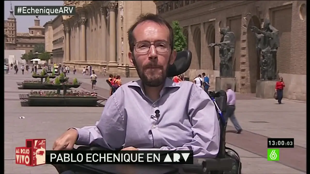 Pablo Echenique: "¿Generales en Podemos? Todavía no he encontrado ninguno"