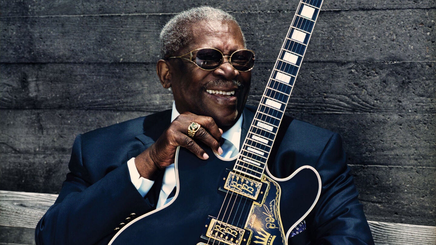 B.B. King, el rey del blues.