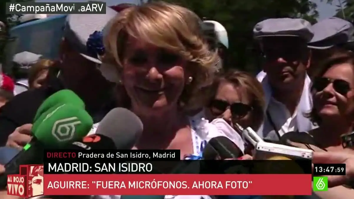 Esperanza Aguirre en San Isidro Esperanza Aguirre en San Isidro