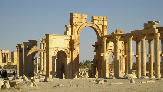 Ruinas de Palmira, en Siria Ruinas de Palmira, en Siria