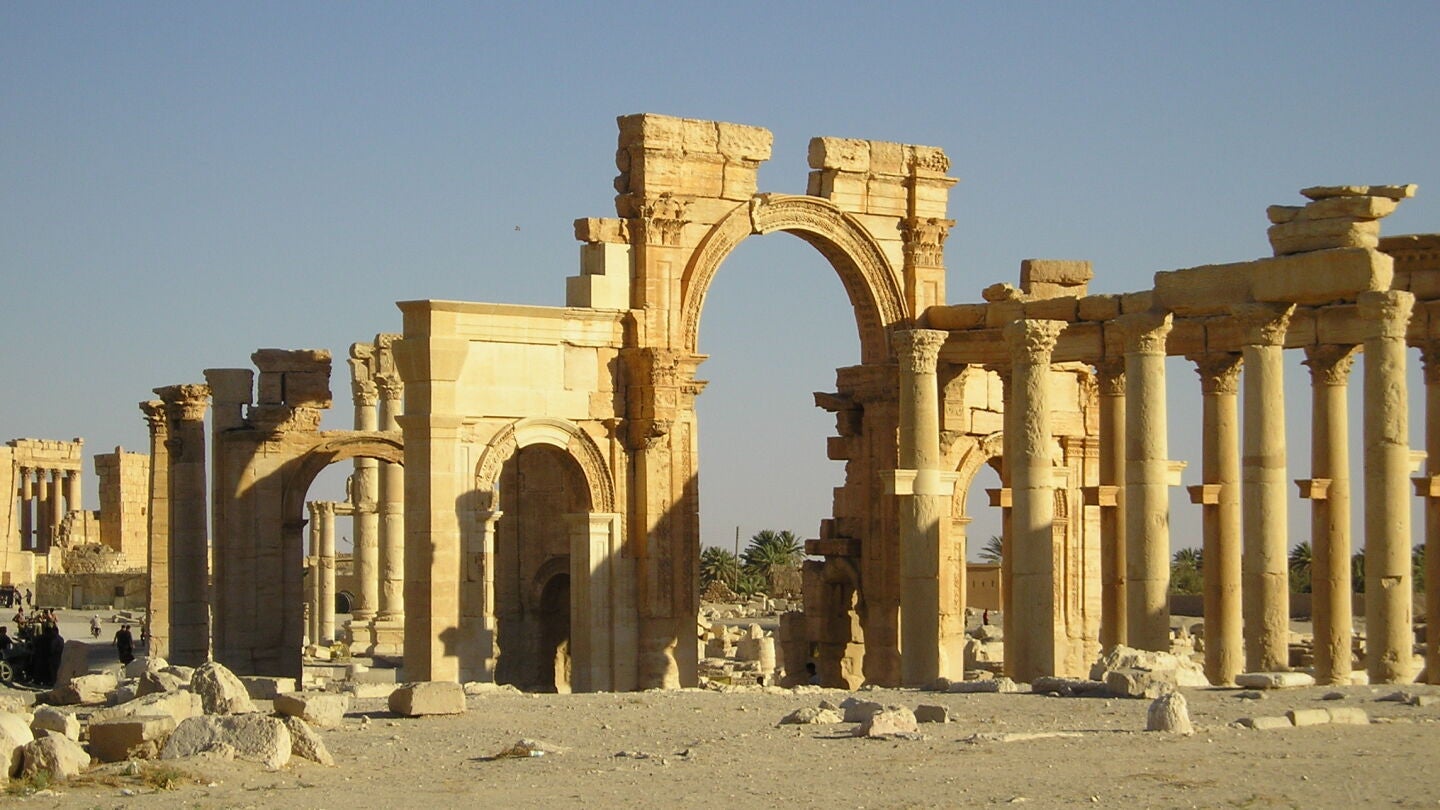 Ruinas de Palmira, en Siria