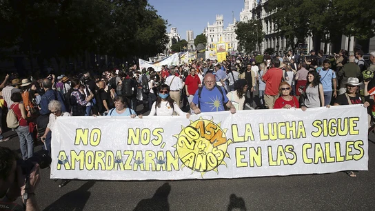Recordatorio al 15M, nueva marcha del movimiento en la Puerta del Sol Recordatorio al 15M, nueva marcha del movimiento en la Puerta del Sol