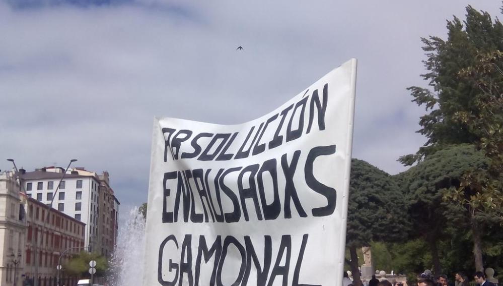 Vecinos de Gamonal y mineros de Asturias y León protestan ante Rajoy