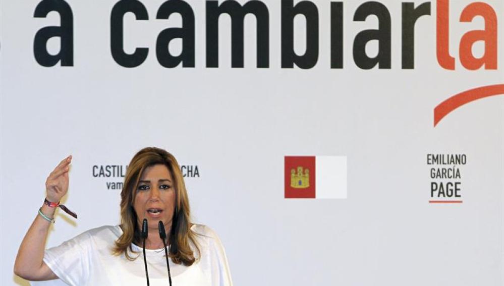 La secretaria general del PSOE de Andalucía, Susana Díaz.