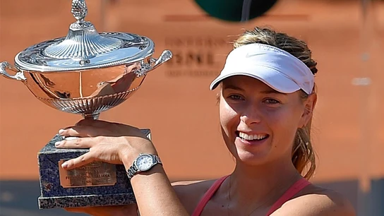 Maria Sharapova vence en Roma Maria Sharapova vence en Roma