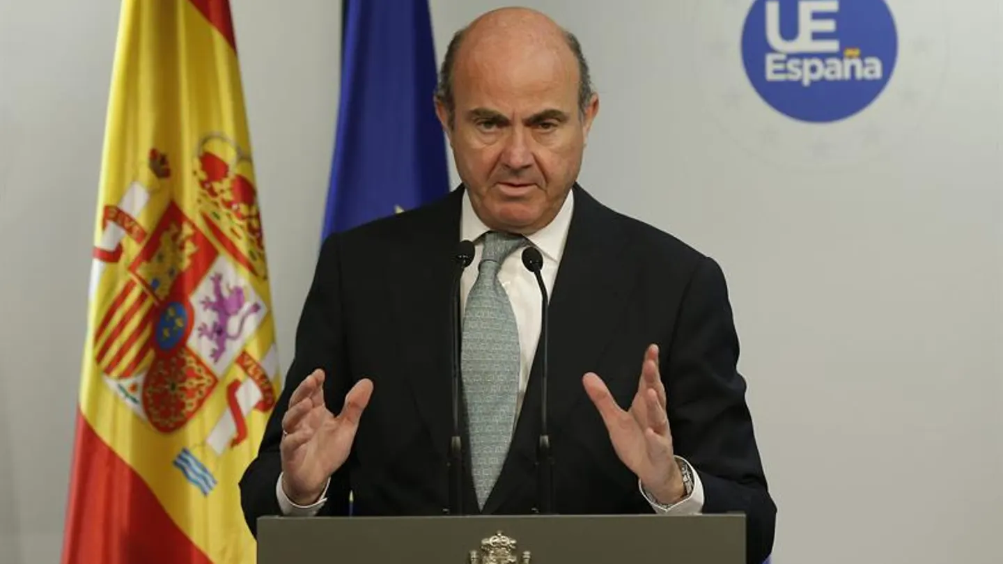 El ministro de Economía, Luis de Guindos El ministro de Economía, Luis de Guindos