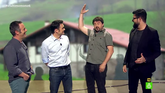 Andoni, Iker, Iñaki López y Manu Sánchez, en 'El Último Mono' Andoni, Iker, Iñaki López y Manu Sánchez, en 'El Último Mono'