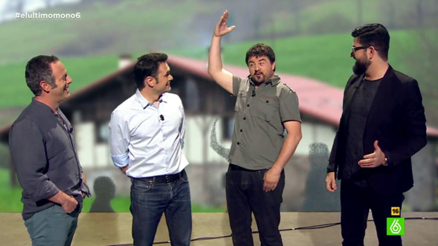 Andoni, Iker, I&ntilde;aki L&oacute;pez y Manu S&aacute;nchez, en 'El &Uacute;ltimo Mono'