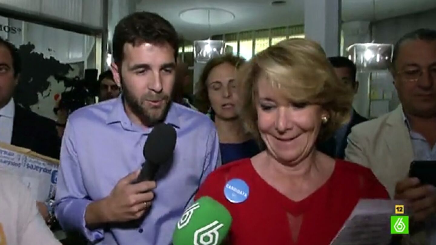 Gonzo pregunta a Aguirre sobre la actividad lobista de su marido