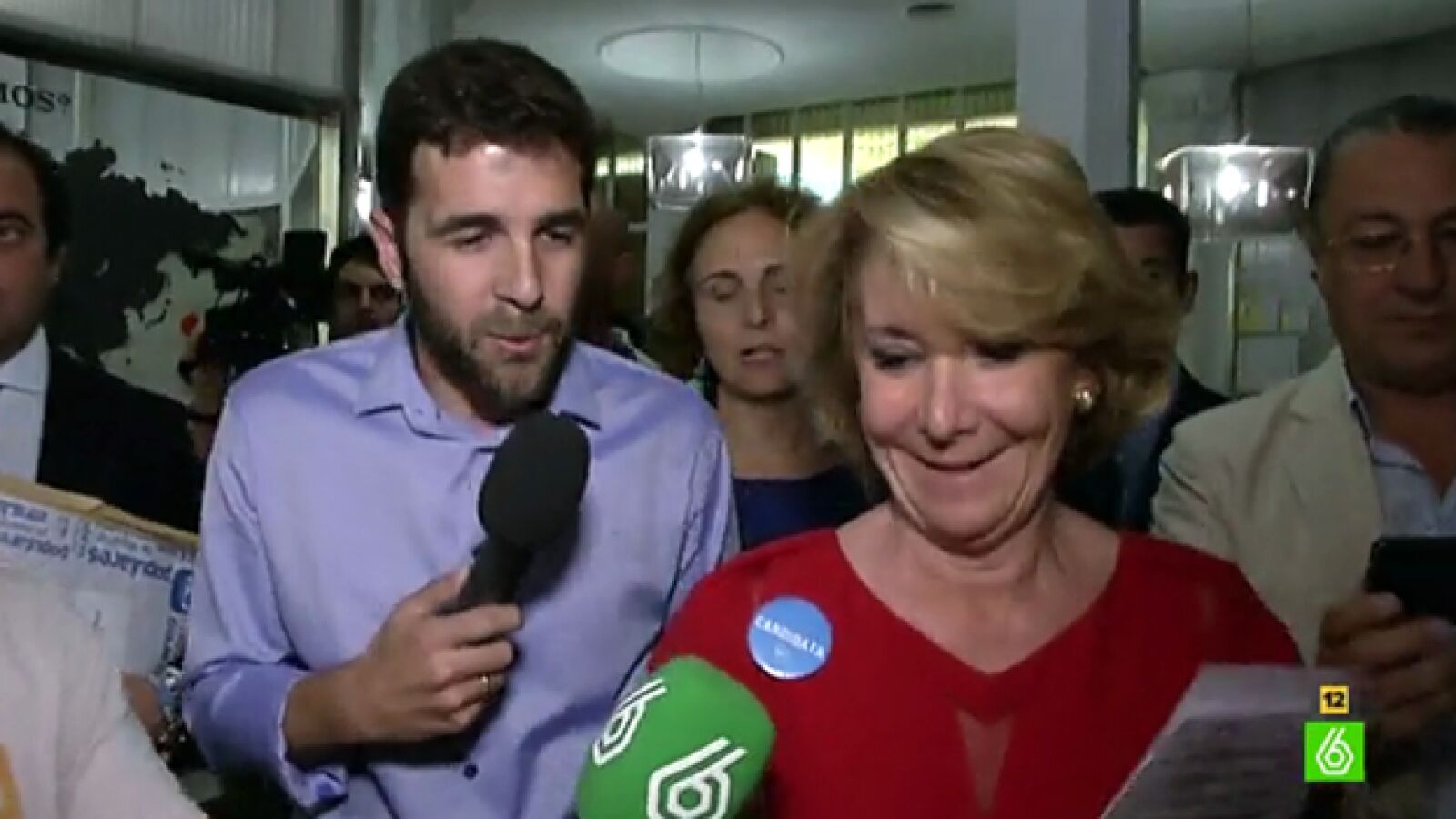 Gonzo pregunta a Aguirre sobre la actividad lobista de su marido