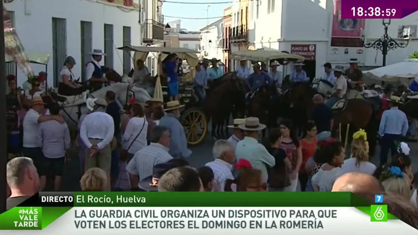 El Rocío se prepara para el Salto de la Reja El Rocío se prepara para el Salto de la Reja