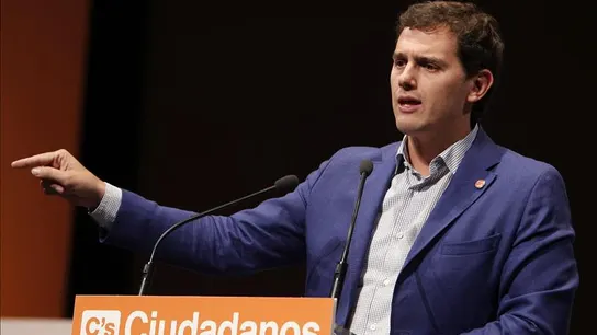 Albert Rivera pronuncia un discurso Albert Rivera pronuncia un discurso