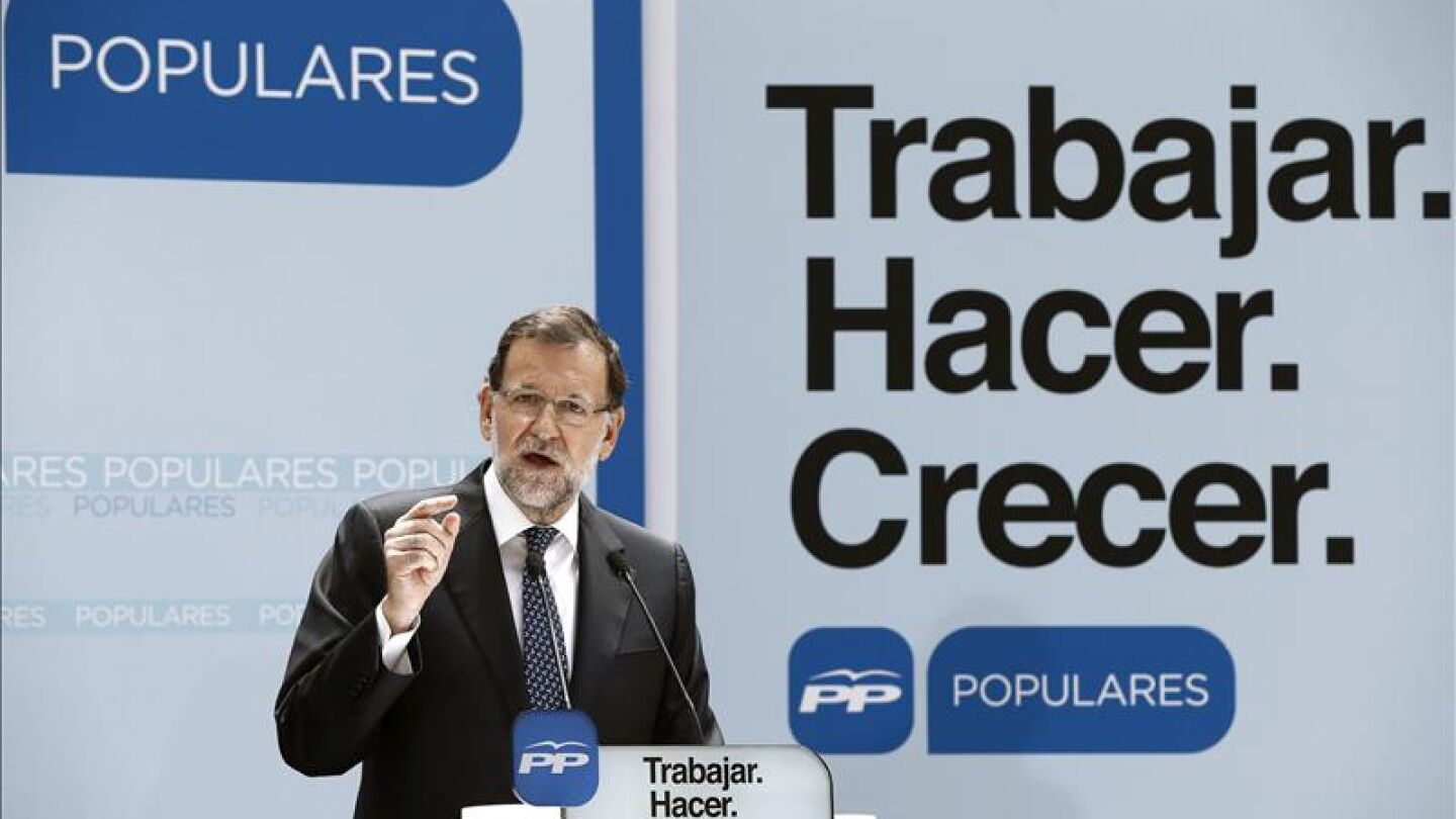 Mariano Rajoy: "&iquest;Qui&eacute;n habla hoy en Espa&ntilde;a de recesi&oacute;n y de paro?"