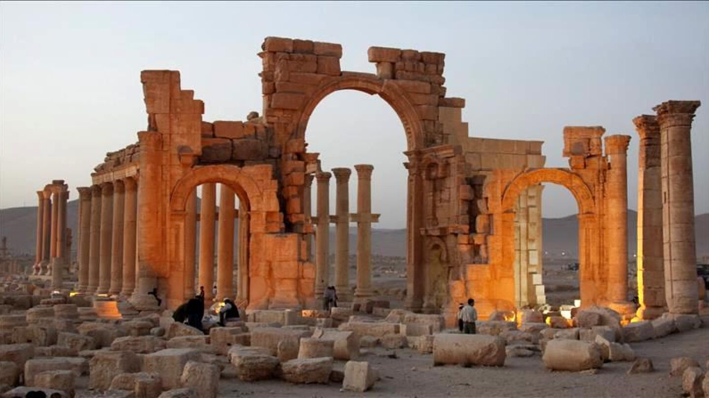 ISIS cerca las antiguas ruinas de Palmira
