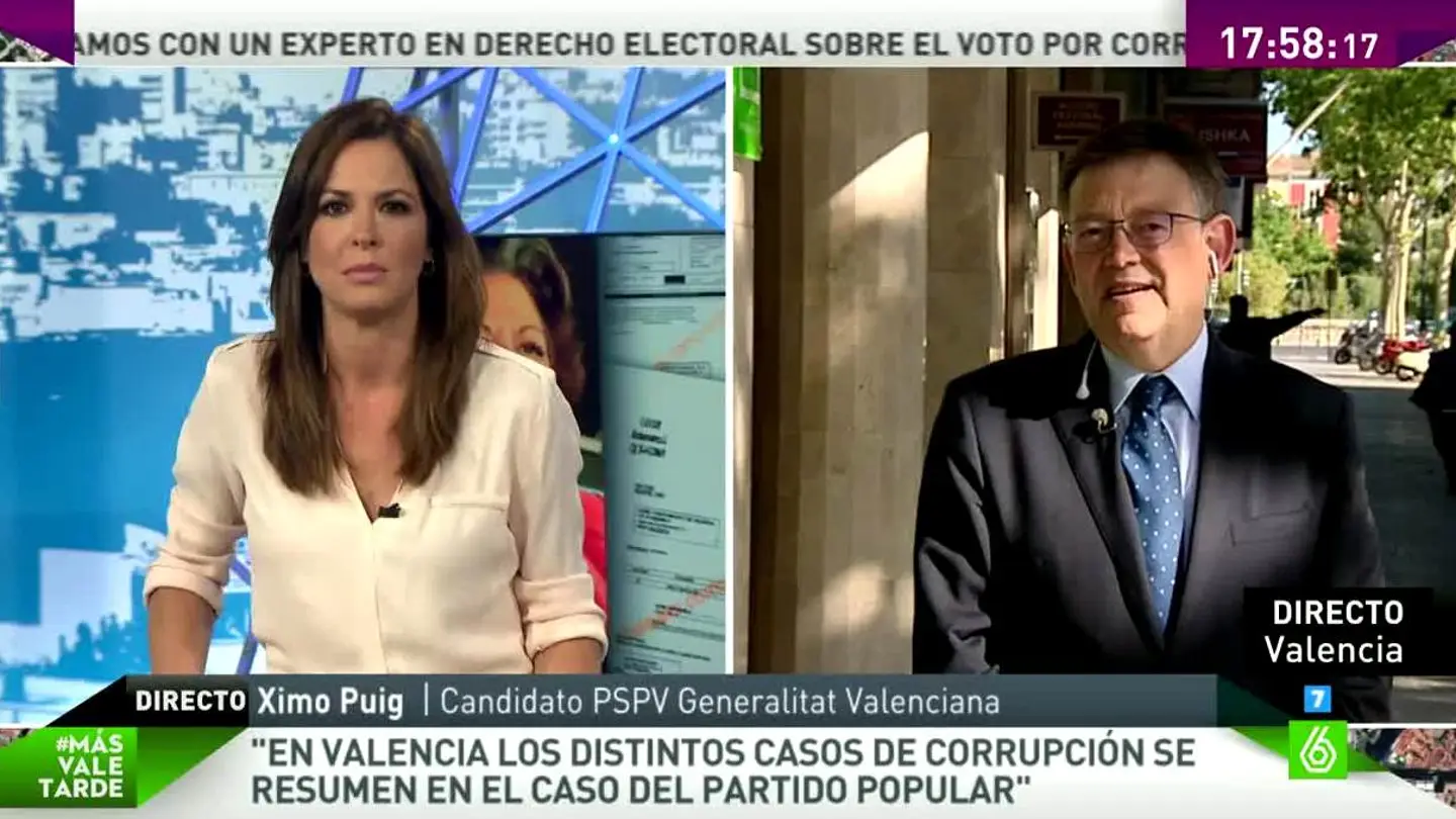 Ximo Puig: "Estamos hartos de la nube de corrupción que lanza el PP de la Comunidad valenciana" Ximo Puig: "Estamos hartos de la nube de corrupción que lanza el PP de la Comunidad valenciana"