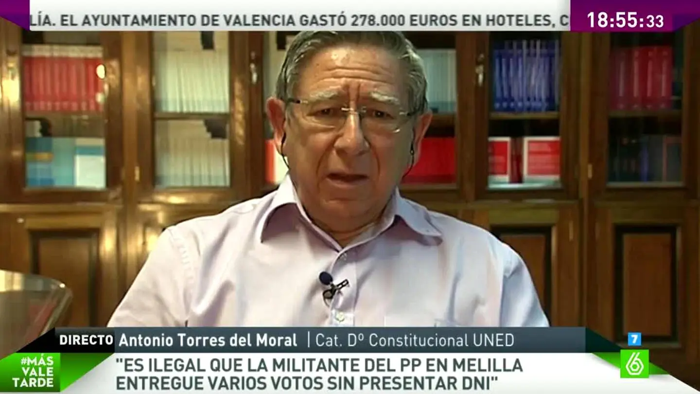 Antonio Torres del Moral, experto en derecho Antonio Torres del Moral, experto en derecho