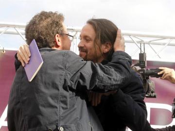 Pablo Iglesias y su padre, Javier Iglesias Pablo Iglesias y su padre, Javier Iglesias