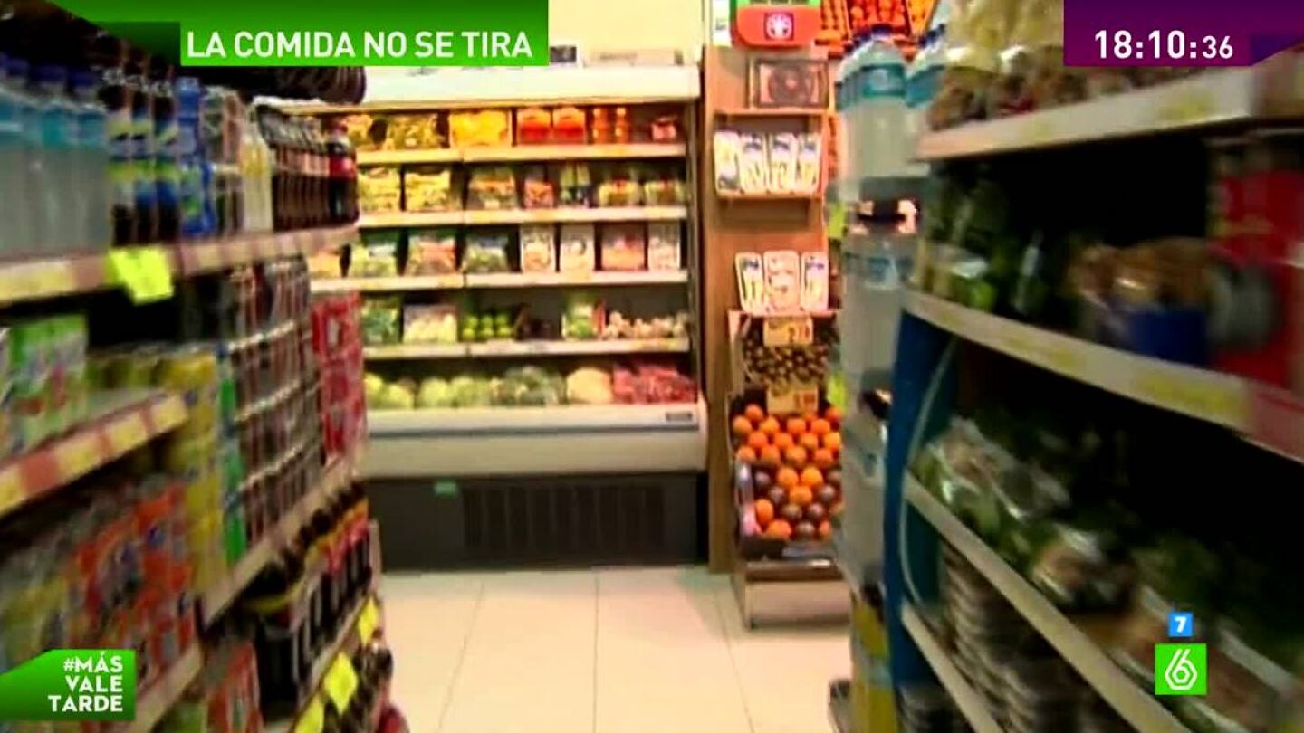 Comida en un supermercado