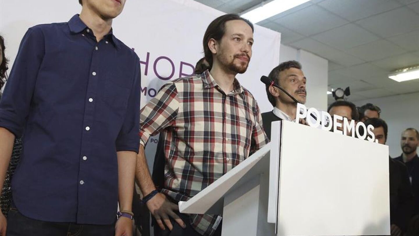 El l&iacute;der de Podemos, Pablo Iglesias