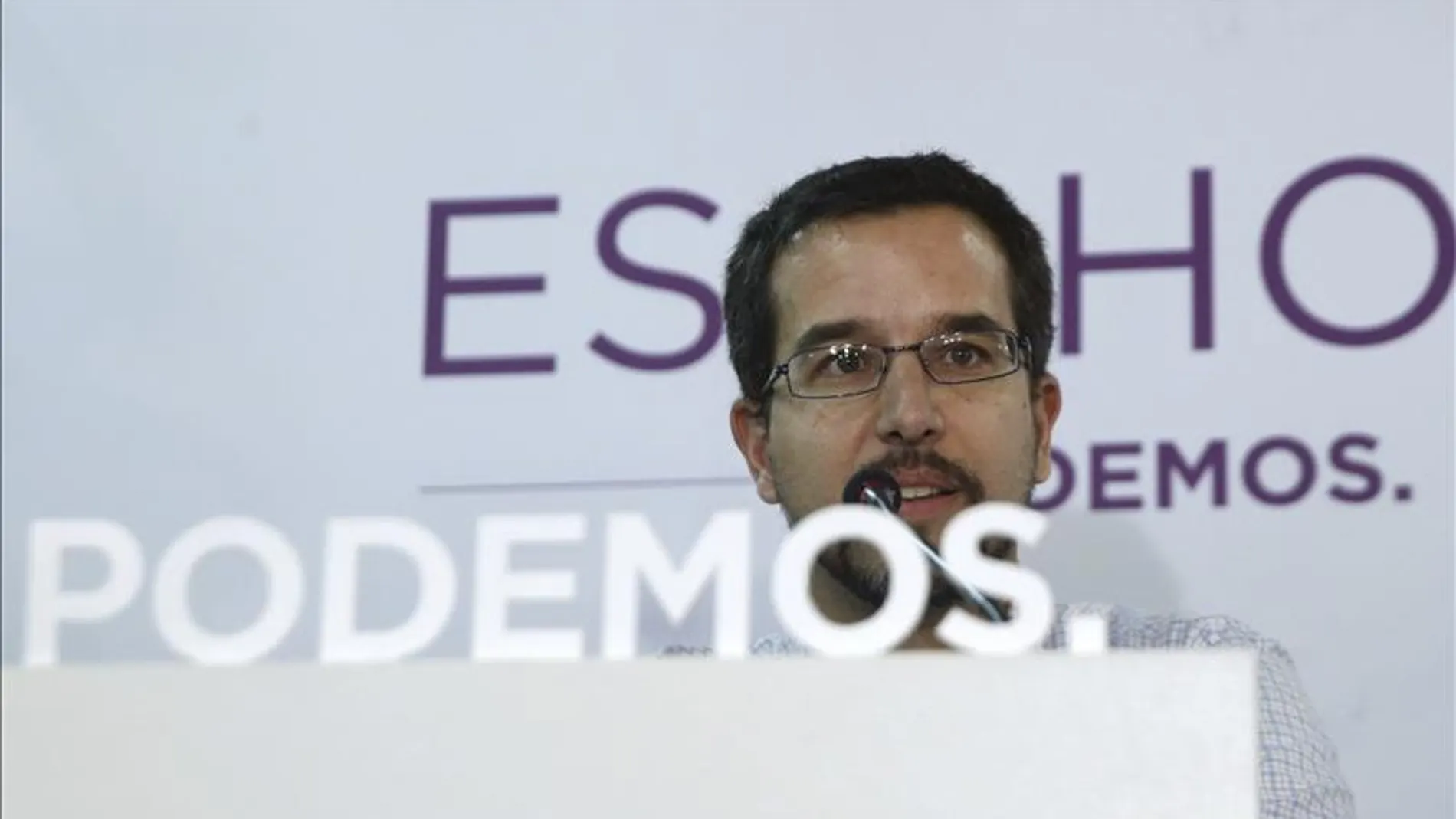 El secretario de Organización de Podemos, Sergio Pascual
