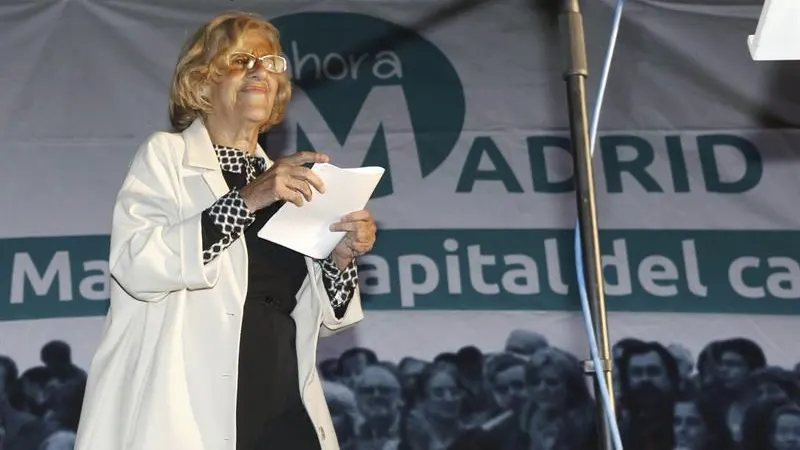 Manuela Carmena valora el resultado del 24M