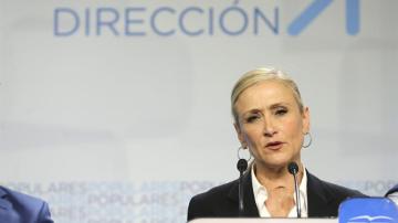 Cristina Cifuentes valora los resultados electorales