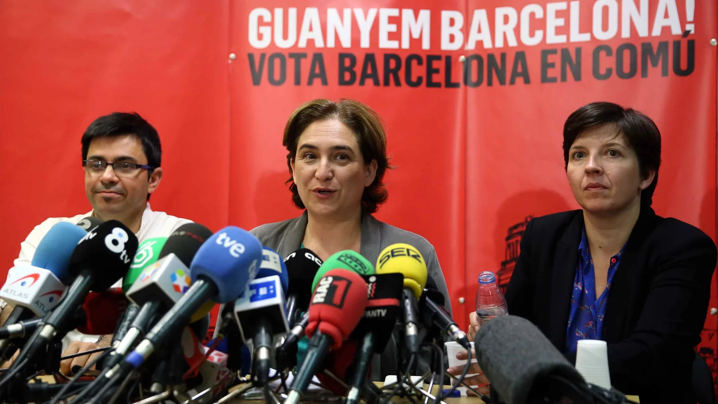 La alcaldable por Barcelona en Comú, Ada Colau La alcaldable por Barcelona en Comú, Ada Colau
