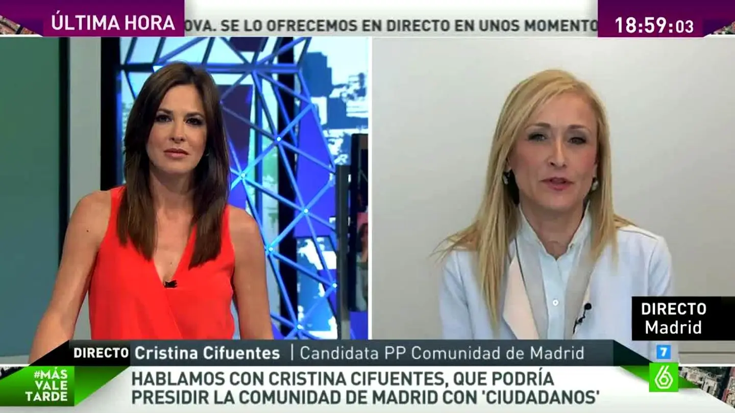 Cristina Cifuentes en MVT Cristina Cifuentes en MVT