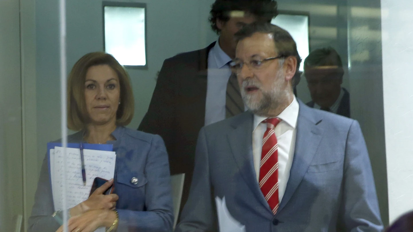 Mariano Rajoy y Dolores de Cospedal Mariano Rajoy y Dolores de Cospedal