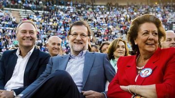 Fabra, Rajoy y Barberá