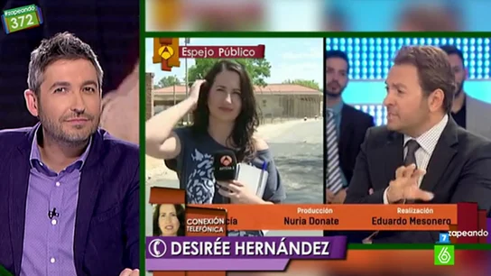 Desirée Hernández conecta con ‘Zapeando’ Desirée Hernández conecta con ‘Zapeando’