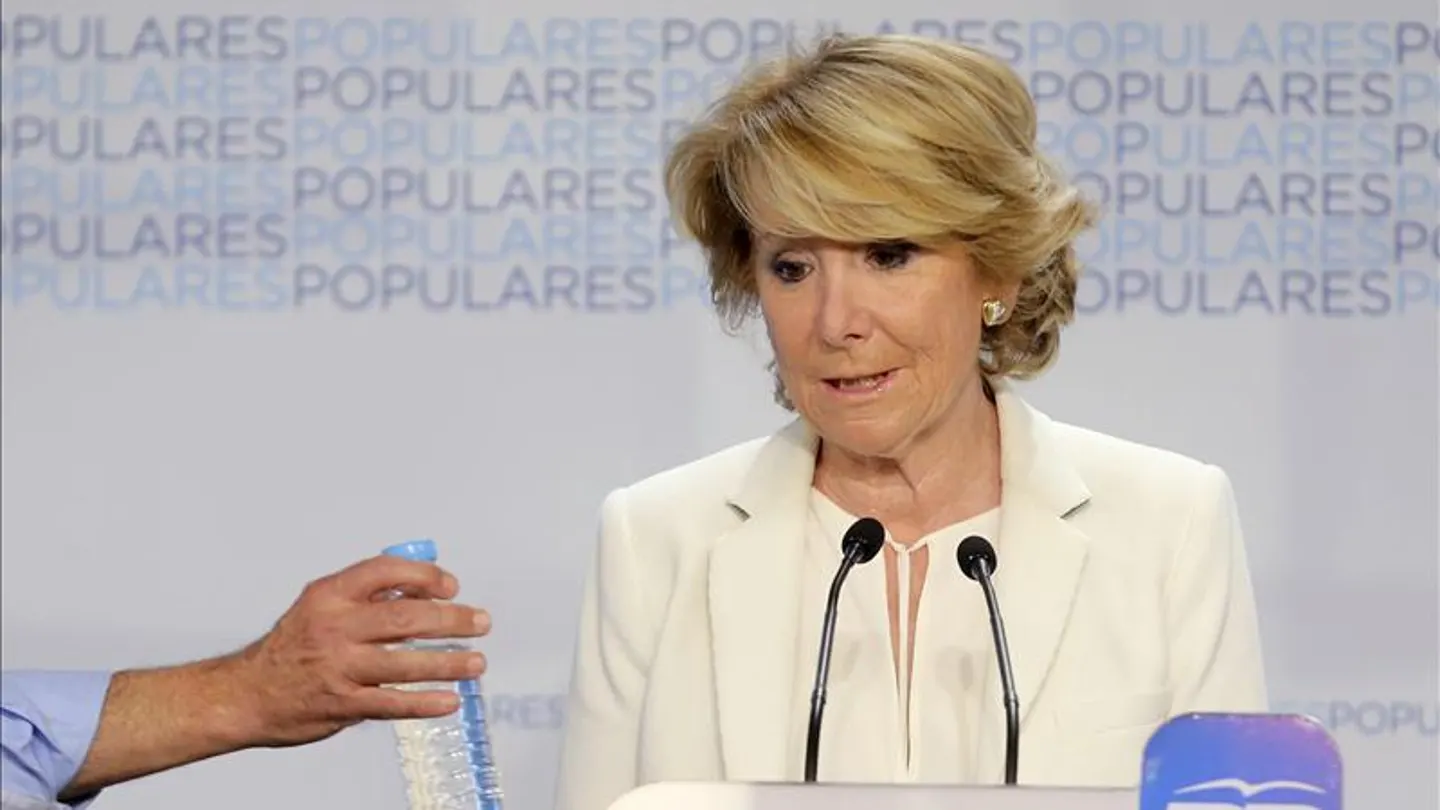Esperanza Aguirre comparece en Génova Esperanza Aguirre comparece en Génova