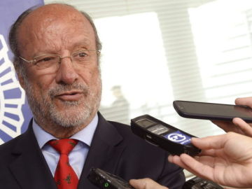 El alcalde de Valladolid, Javier León de la Riva El alcalde de Valladolid, Javier León de la Riva