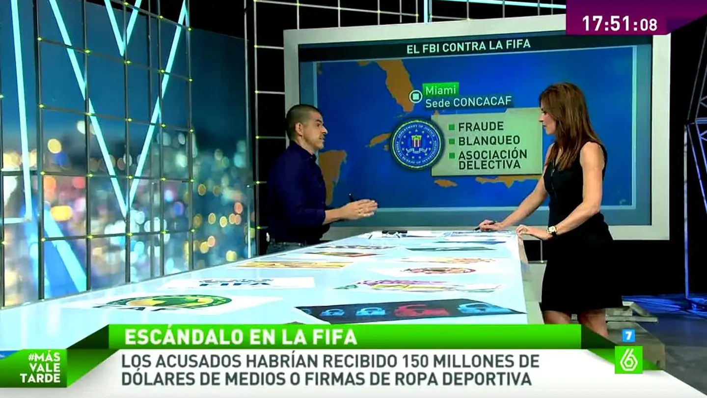 Marlasca: "El FBI termina con la operativa corrupta de la FIFA después de 20 años" Marlasca: "El FBI termina con la operativa corrupta de la FIFA después de 20 años"