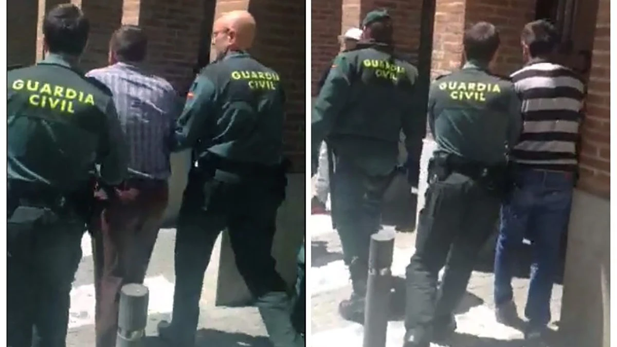 Fotografías facilitadas por La Guardia Civil, en el marco de la operación 'Cachiseca'