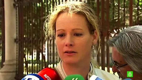 Zaida Cantera habla con los medios Zaida Cantera habla con los medios