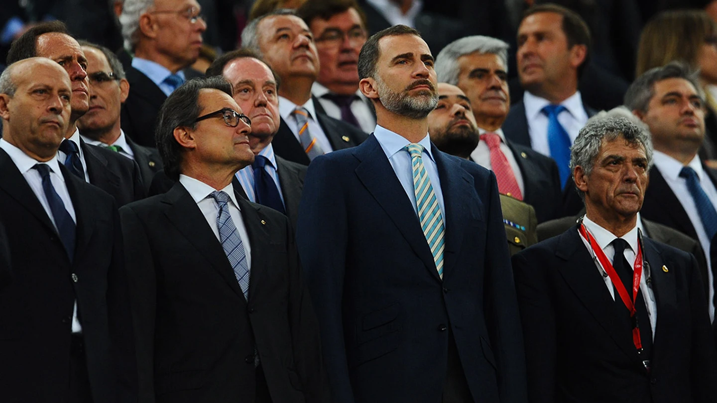Felipe VI, Villar, Mas en la final Felipe VI, Villar, Mas en la final