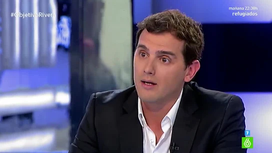 Albert Rivera, en 'El Objetivo' Albert Rivera, en 'El Objetivo'