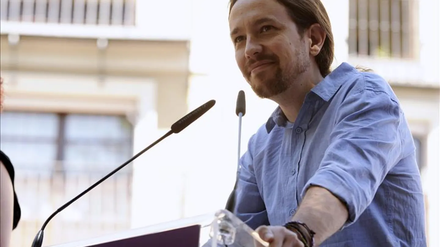 Pablo Iglesias en un acto en Toledo Pablo Iglesias en un acto en Toledo