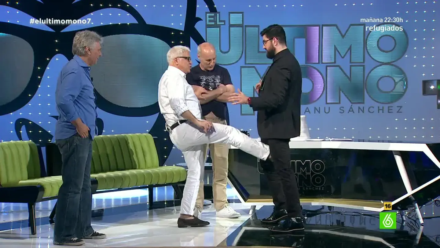 Tricicle en 'El Último Mono' con Manu Sánchez Tricicle en 'El Último Mono' con Manu Sánchez