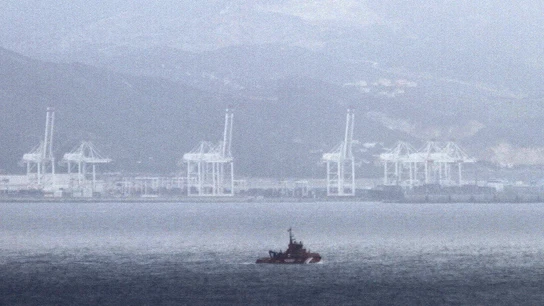 Embarcación de Salvamento Marítimo durante una operación de rescate Embarcación de Salvamento Marítimo durante una operación de rescate