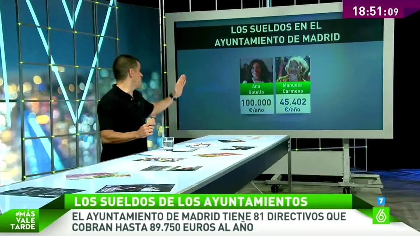 Manuel Marlasca analiza los sueldos en el Ayuntamiento de Madrid Manuel Marlasca analiza los sueldos en el Ayuntamiento de Madrid
