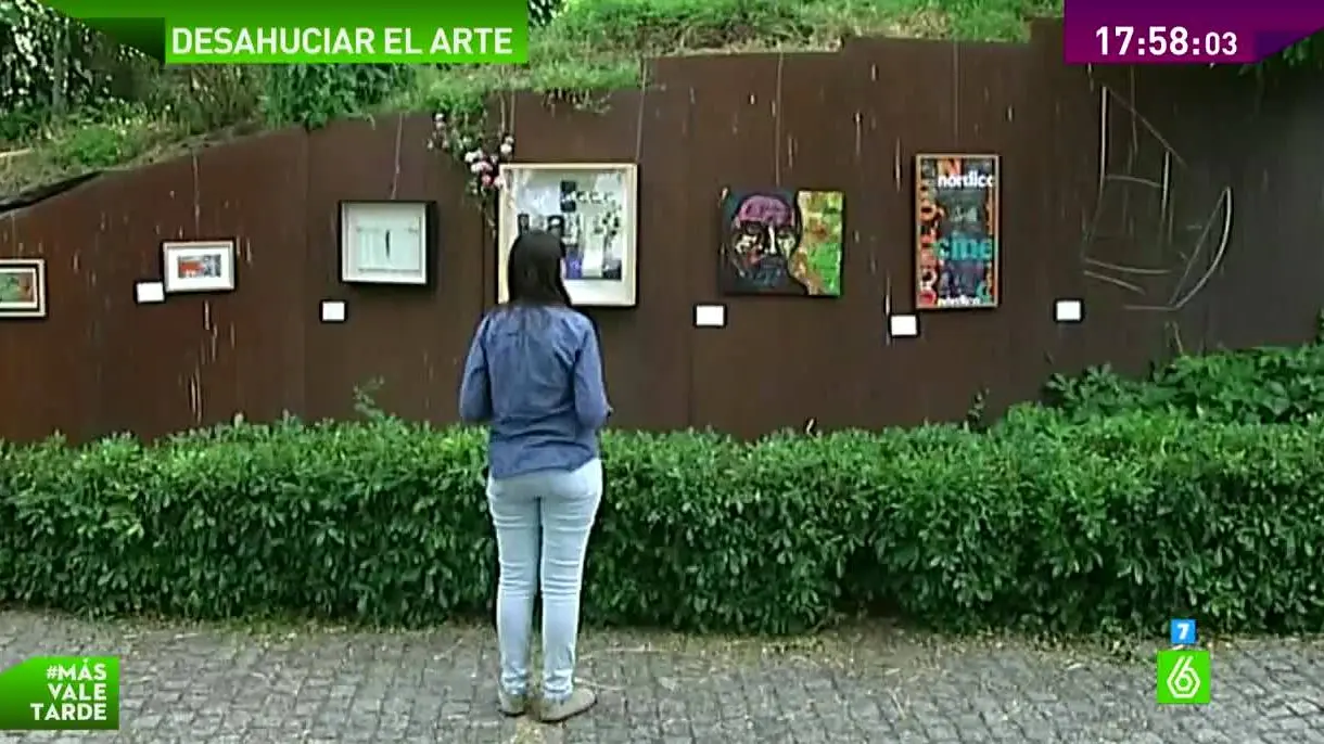 Una familia lucha contra su desahucio convirtiendo su casa en una exposición de obras de arte