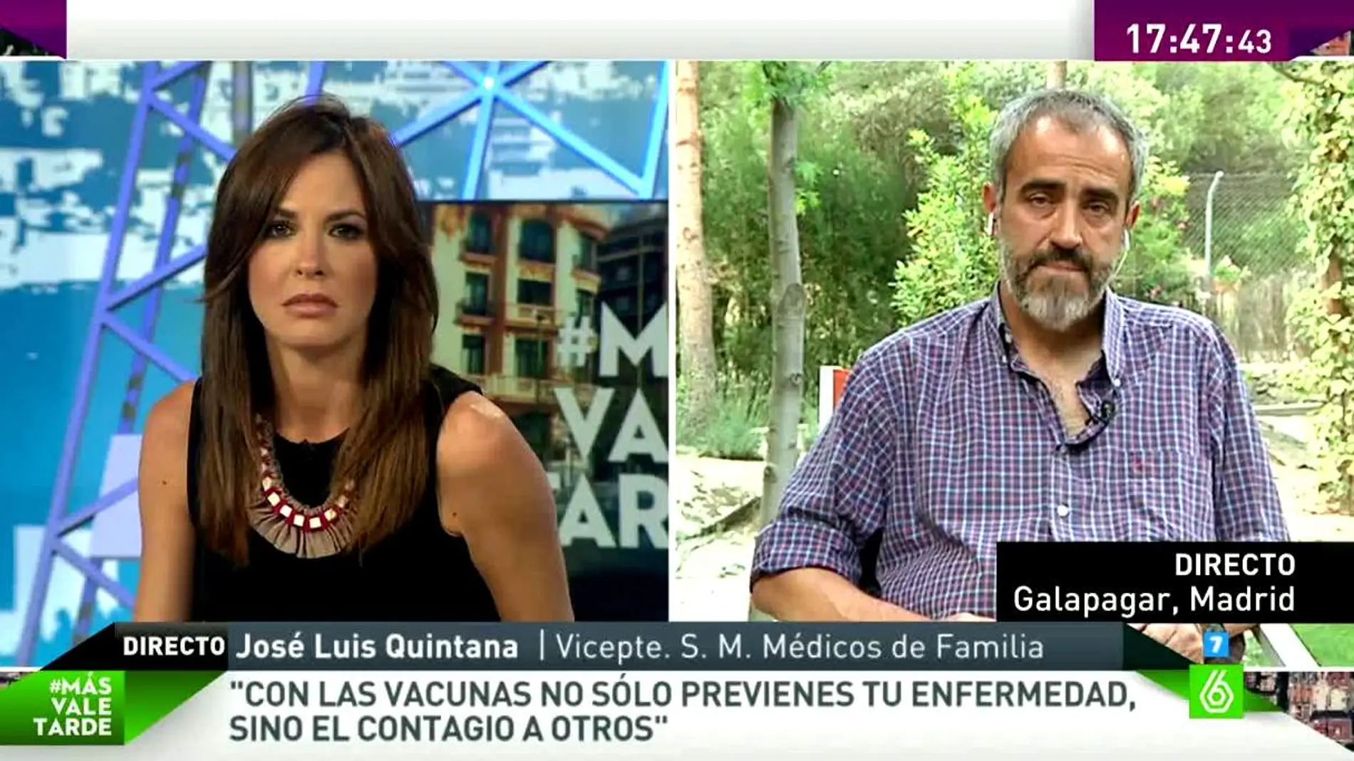 José Luis Quintana: "Las vacunas por norma general son un fármaco seguro y muy útil"