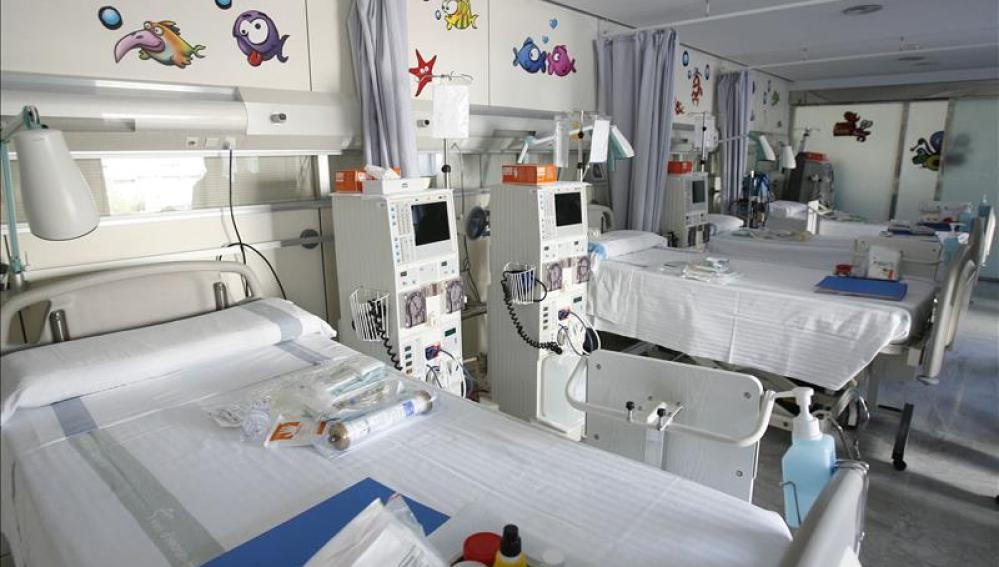 Habitación infantil del Hospital Vall d'Hebrón de Barcelona
