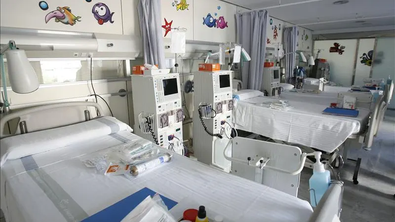 Habitación infantil del Hospital Vall d'Hebrón de Barcelona Habitación infantil del Hospital Vall d'Hebrón de Barcelona