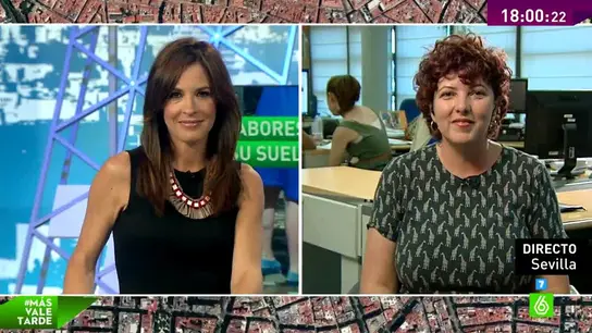 May Serrano, en la entrevista de Más Vale Tarde May Serrano, en la entrevista de Más Vale Tarde